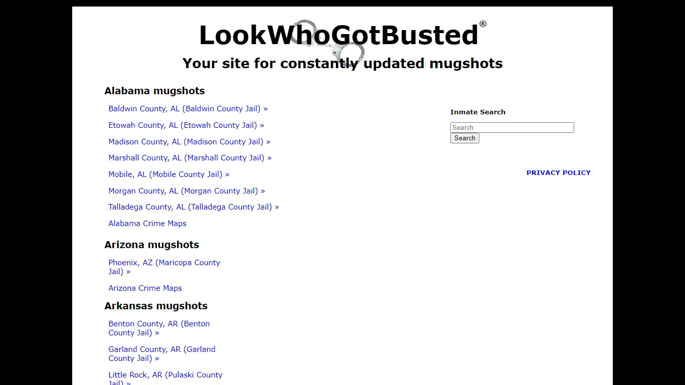 LookWhoGotBusted.com » All US Mugshots