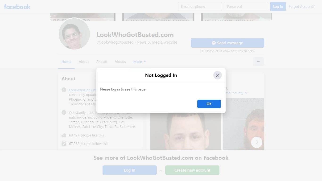 LookWhoGotBusted.com - Home - Facebook